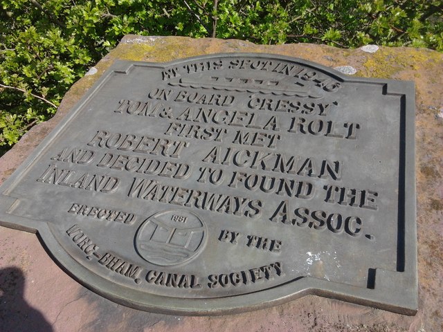 Commemorative plaque, Tardebigge Top Lock