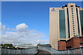 Pedestrian walkway & Hilton Hotel, Glasgow