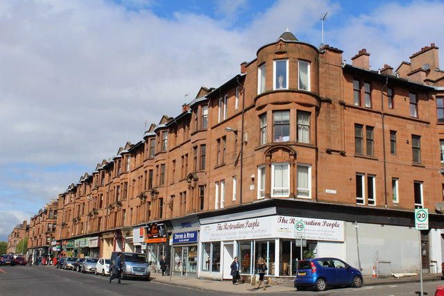 Corner of Dumbarton Road & Apsley... © Leslie Barrie :: Geograph ...