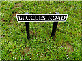 Beccles Road sign