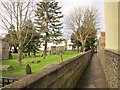 Path by the churchyard, Shirehampton