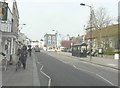 Looking west along the High Street