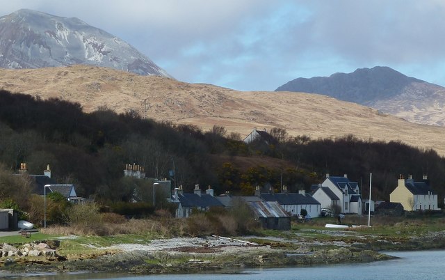 Jura - Two of the Paps above Craighouse