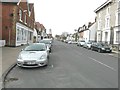 Looking west along the High Street