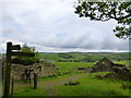 Derelict farmhouse on the Pennine Bridleway