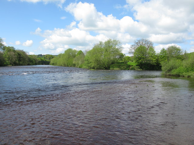 Confluence of the River South Tyne and the River North Tyne