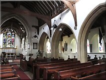 TL5502 : St. Martin's Church, Chipping Ongar - nave and south aisle by Mike Quinn