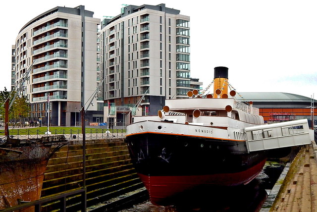 Belfast - SS Nomadic in Hamilton Graving Dock
