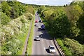 SO7975 : The A456 from the railway bridge by David P Howard