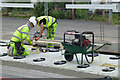 NET workers on Fletcher Road