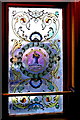 Belfast - City Centre - The Crown Bar Interior - Stained Glass Window at Back