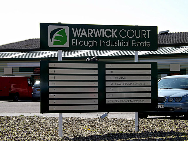 Warwick Court sign