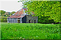 North Devon : Grassy Field & Barn