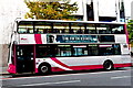 Belfast - City Centre - Double-Decker Bus on Howard Street