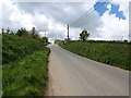 Approaching the B3274 near Pengelly Farm