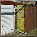 Garage door and gate