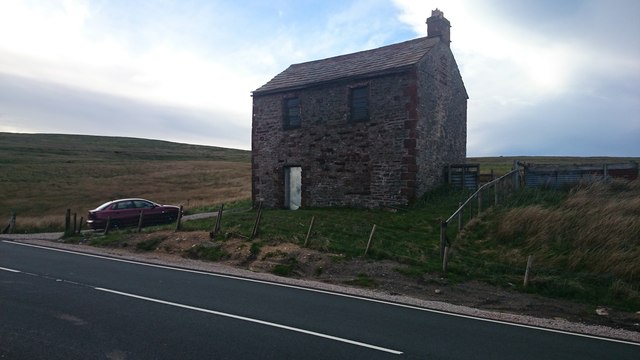 A disused farmhouse on Hartside height