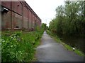 Towpath between locks 74 and 75, Rochdale Canal