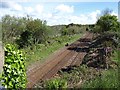 The railway between Par and Lostwithiel at Treesmill Bridge