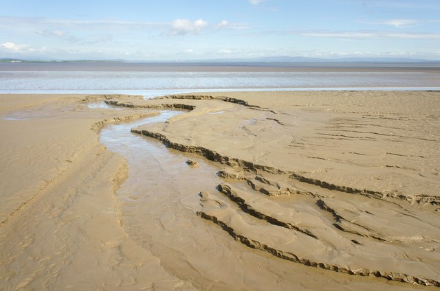 Channel in the sand