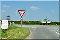 Road signs at the junction