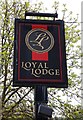 Loyal Lodge (2) - sign, 15 Furnace Hill, Halesowen