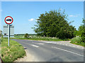 SP3412 : Lane junction north of Crawley by Robin Webster