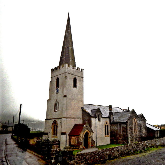 County Antrim - Coast Road (A2) - Glenarm - St Patrick's Church of Ireland