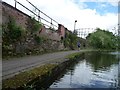 Jogger on the Ashton Canal towpath