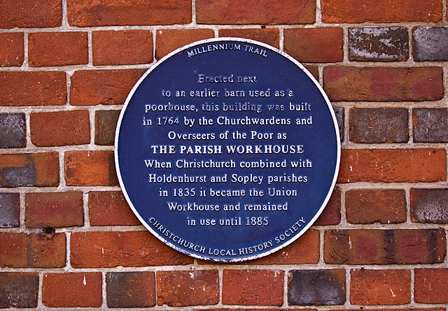 The Blue Plaques of Christchurch: No. 15 © Mike Searle :: Geograph ...