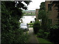 Emerging from the footpath downhill into Lower Upnor