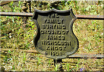 J4173 : Nicholson grave marker, St Elizabeth's graveyard, Dundonald by Albert Bridge