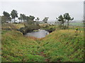 NZ9700 : Mill  pond  alongside  Scarborough  Road by Martin Dawes