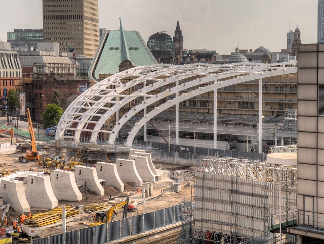 Construction of New Roof at Victoria Station