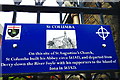 Derry - Medieval Walled City - Historical Sign at St Augustine