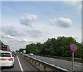 SK4322 : Traffic jam on the A42 by Steve  Fareham