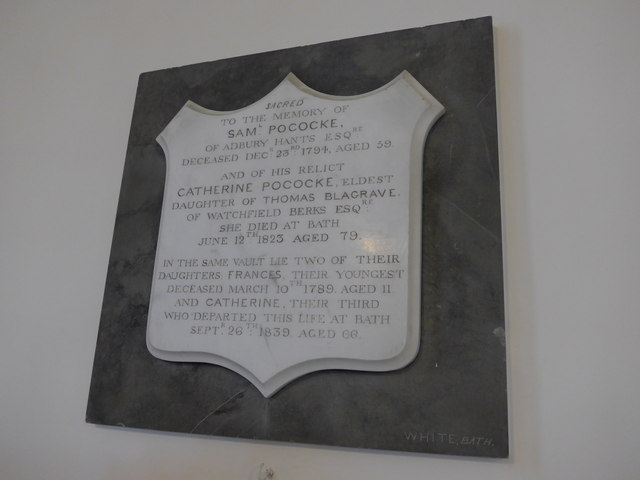 St Mary, Chieveley: memorial (l)