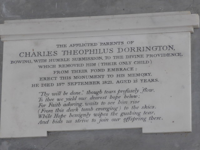 St Mary, Thame: memorial (16)
