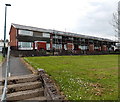 Scaffolding on Avon Court flats in Rassau