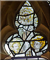 TQ6809 : 15th C. Stained glass, St Oswald's church, Hooe by Julian P Guffogg