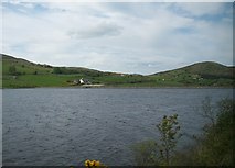 J3034 : The eastern dam of Lough Island Reavy by Eric Jones