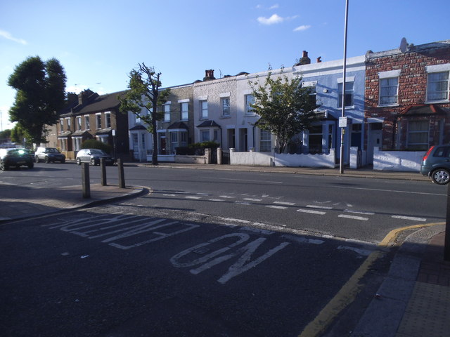 Garratt Lane at the junction of Keble Street