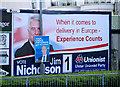 Election posters, Bangor