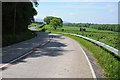 The A4069 passing Glasallt-fawr Wood