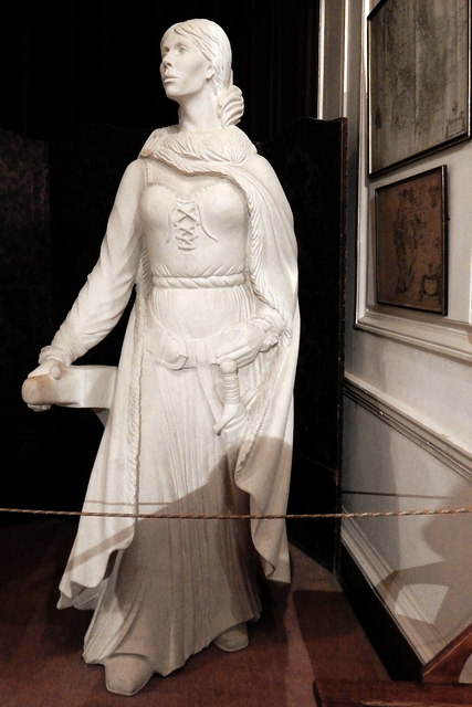 County Mayo - Westport House - Alabaster Statue of Grace O'Malley