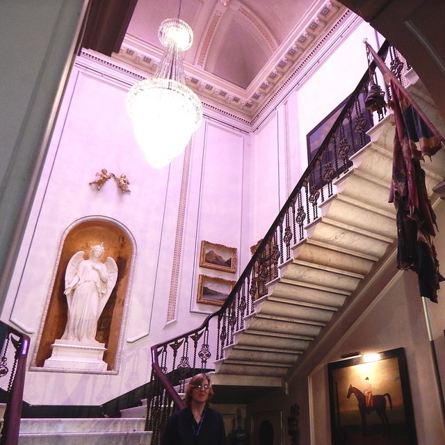 County Mayo - Westport House -Stairway to Upper Level from Entrance Hall