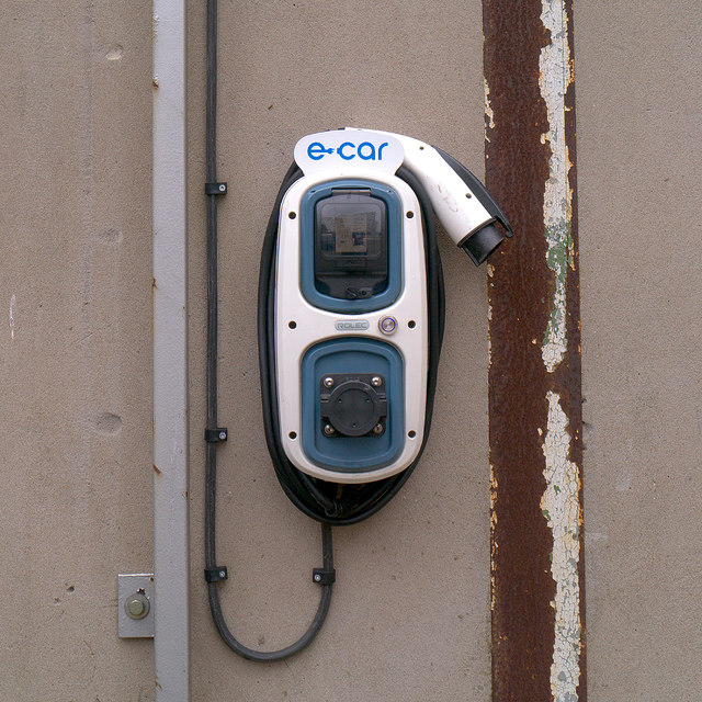 'E-Car' charge point, Belfast
