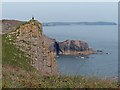 SS0897 : Pembrokeshire rocky coastline by Robin Drayton