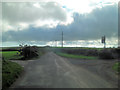 Un-named lane southwest of Lower Heathfield Farm