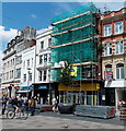 Leeds under scaffolding, Cardiff